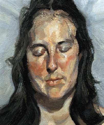 Lucian Freud - Vrouw met gesloten ogen - 2002.jpg
