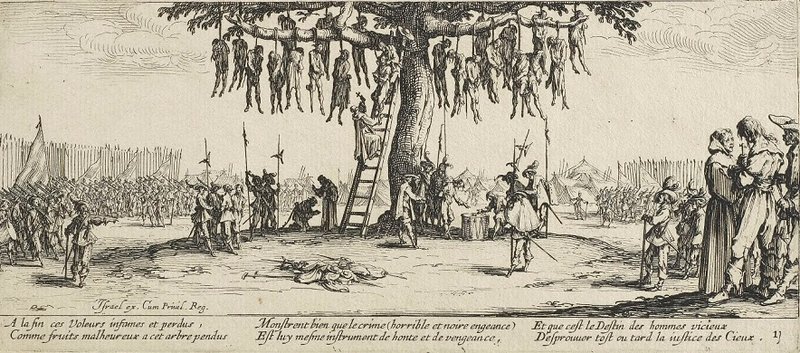 'De ophanging' Jacques Callot.jpg