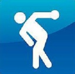 Discuswerpen pictogram