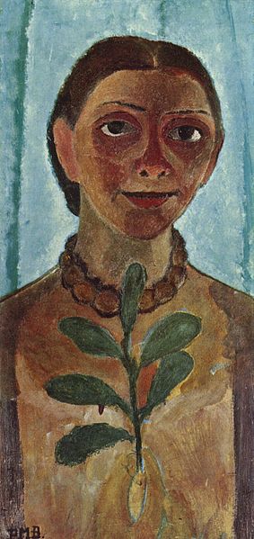 Zelfportret met cameliatakje - Paula Modersohn-Becker
