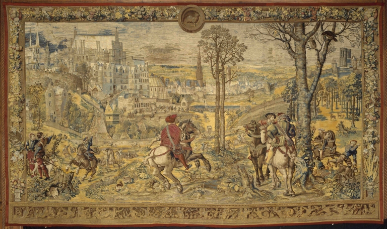 De jachten van Karel V - de maand maart - Bernard van Orley