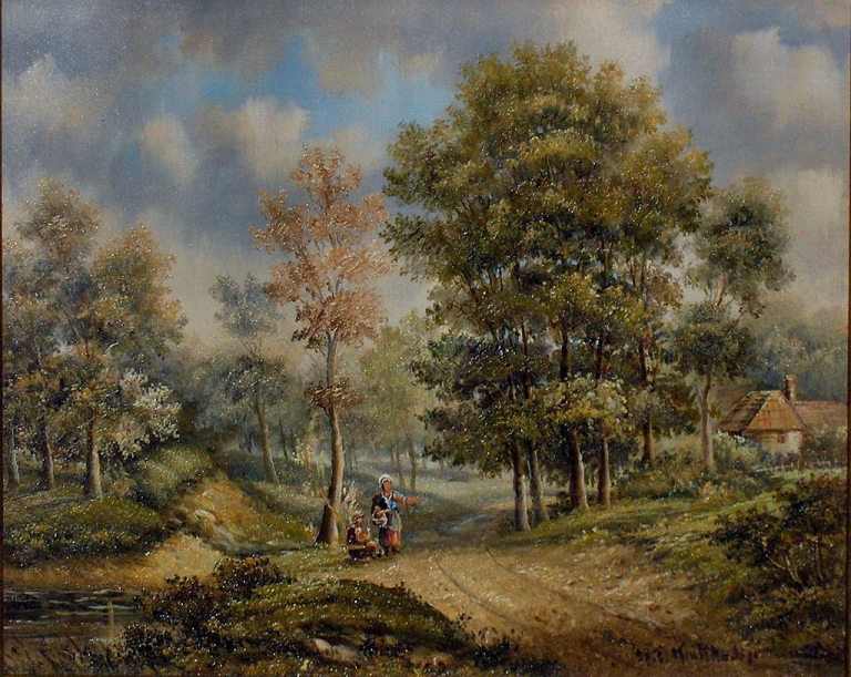 Boswandeling – Barend Cornelis Koekkoek