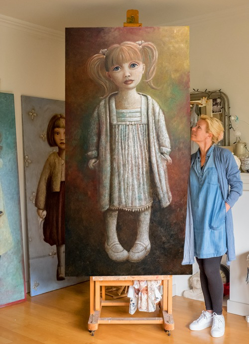 Anja Jager aan het werk