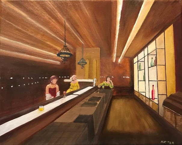 The Grand Ballroom (Hopper style) - Hans Pekelharing