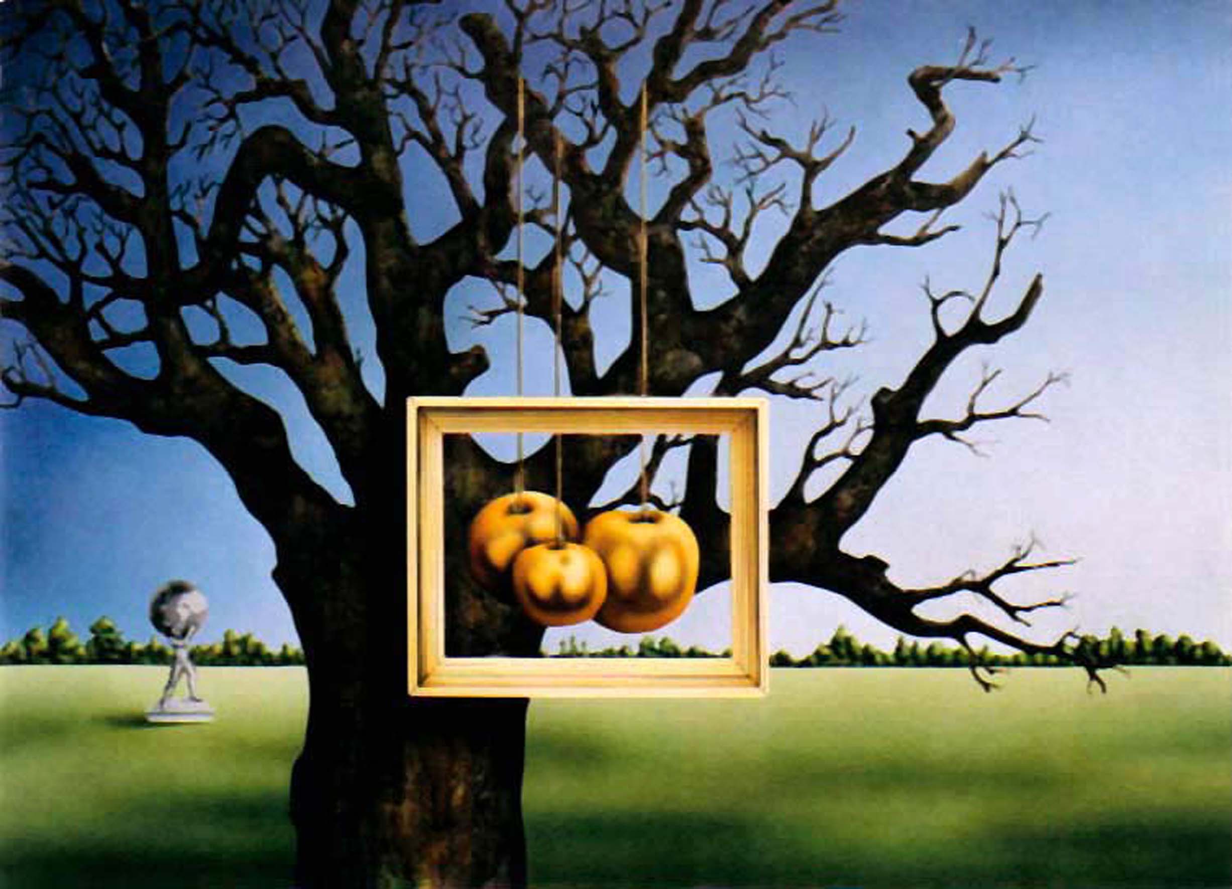 De Gouden appels uit de serie Griekse Mythologie – 1999 – Airbrush Ine Tresoor