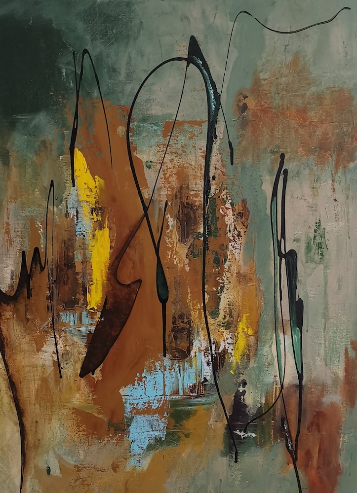 Gebogen lijnen - Jeannie Op 't Hoog