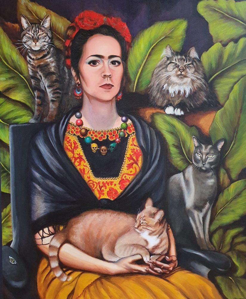 Zelfportret in de huid van Frida Kahlo - Laura Korver