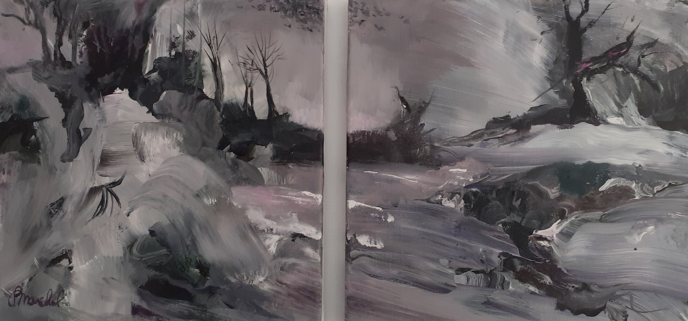 Compositie 1088 Tweeluik - Leonie Maréchal