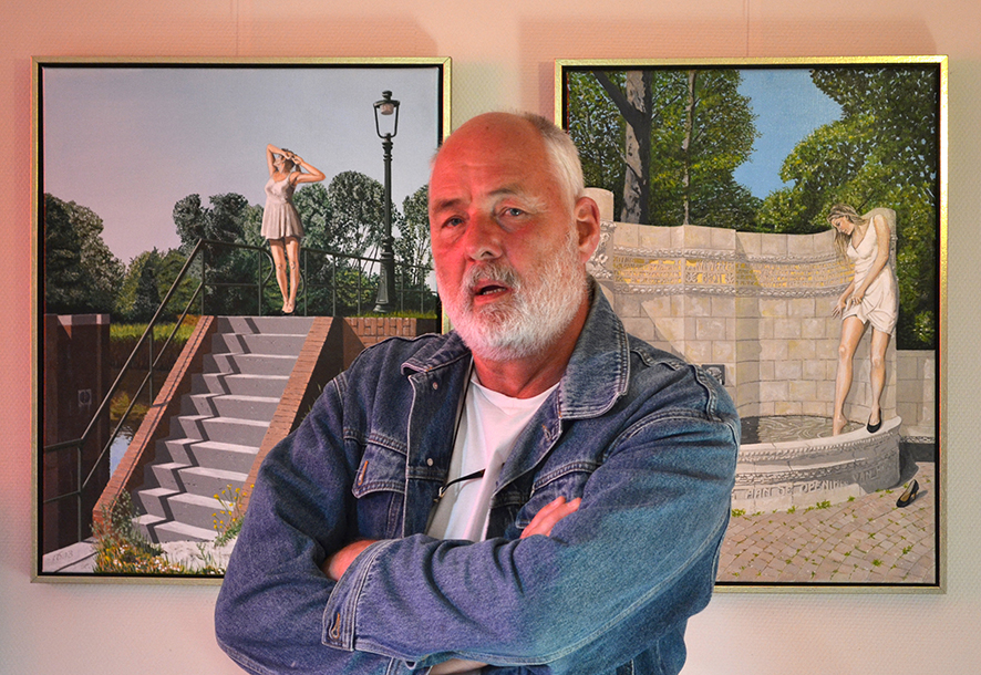 Ruud Becker bij zijn werk