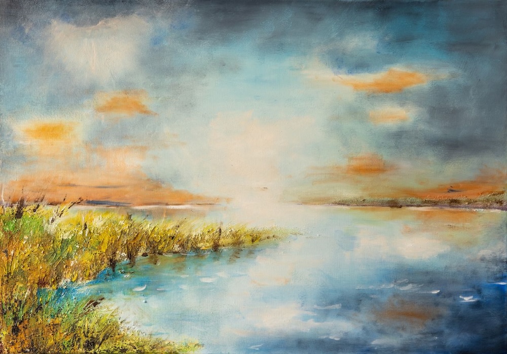 Waterlandschap - Tineke Hutten