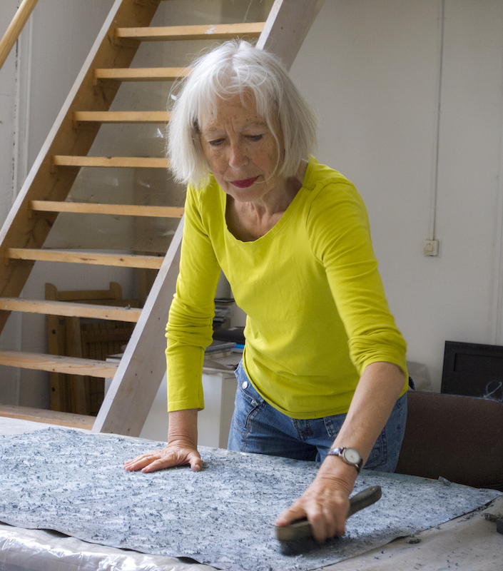 Vera Whistler aan het werk