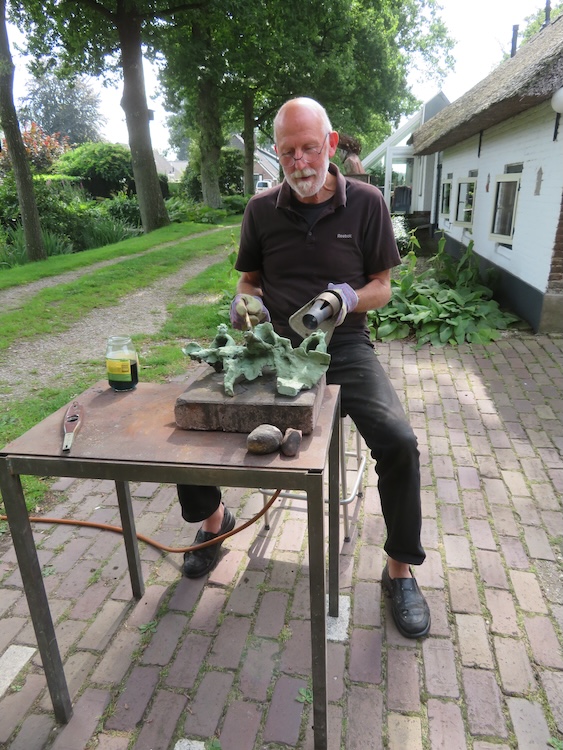 Willem Bultman aan het werk